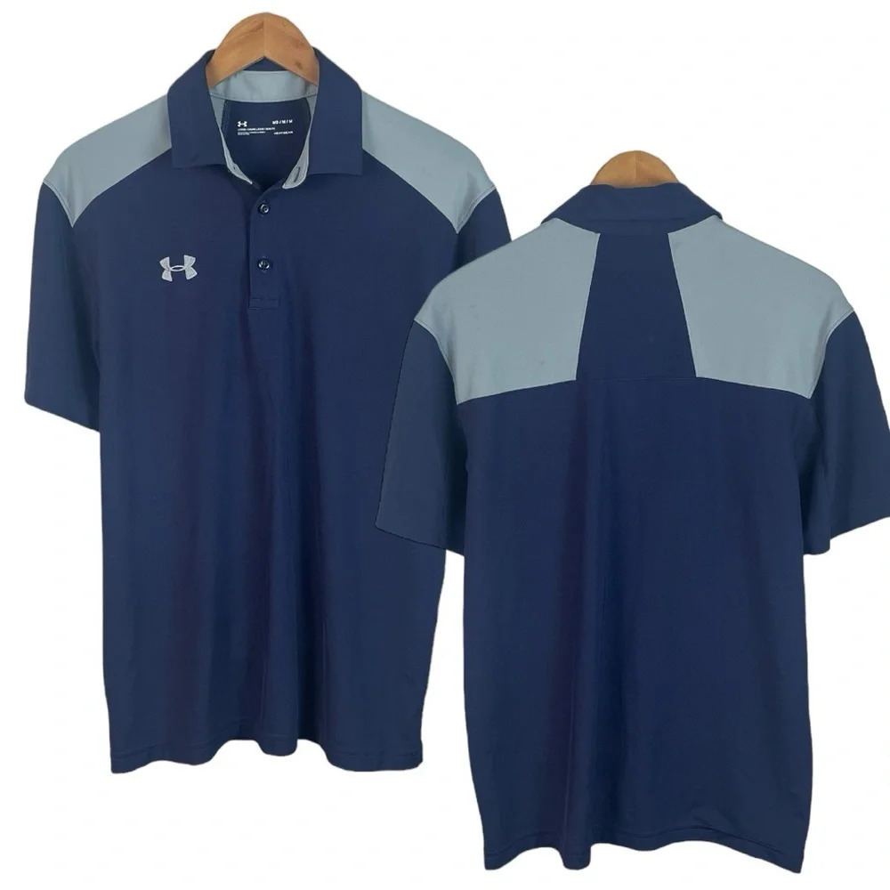 PO182 Men’s Under Armour Loose Heat Gear Performance Polo Shirt M